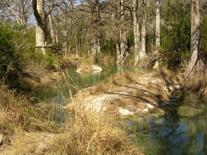 These streams are tributaries to the Perdenales