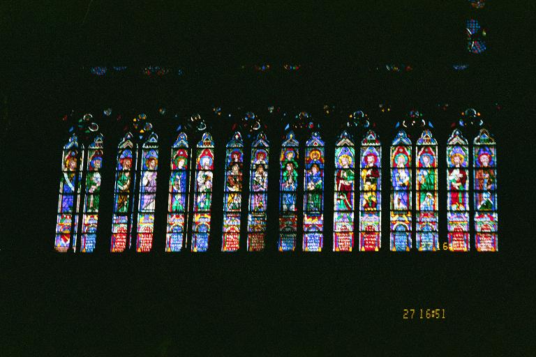 Notre Dame Stained Glass Window