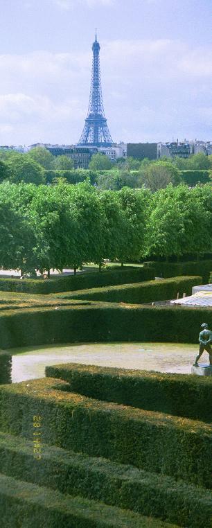 Looking from the Louvre